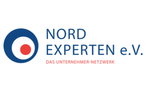 Das Logo des Unternehmernetzwerks NordExperten e.V. im Hamburger Westen und im Kreis Pinneberg